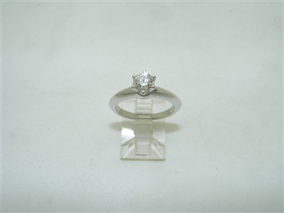 Tiffany & Co platinum (950)  engagement ring pre-owned