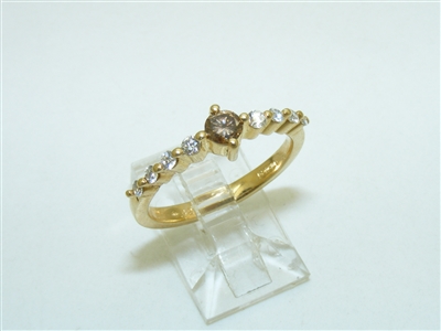 18k Yellow Gold Diamond Ring