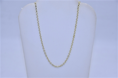 18k Yellow Gold Cable Chain