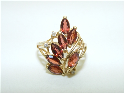 Beautiful Marquise Garnet Ring