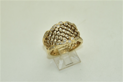 14k Yellow Gold Diamond Ring