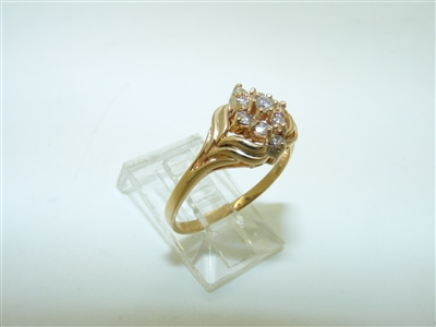 14k Yellow Gold Diamond Ring