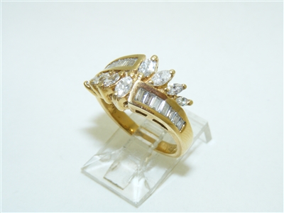 14k Yellow Gold Diamond Ring