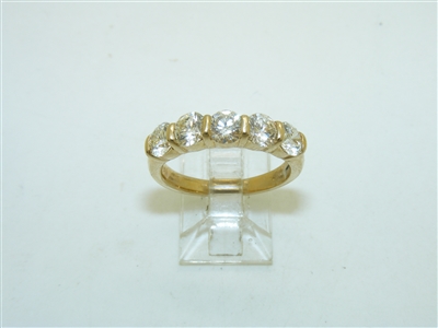 14k Yellow Gold Diamond Ring