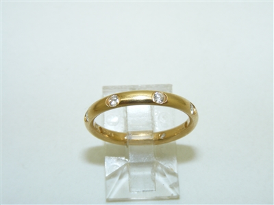 18k Yellow gold Diamond Band