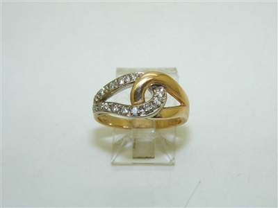 14k Yellow And White Gold