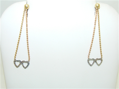 Heart Push Back Earring