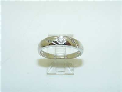 14k White Gold Diamond Ring