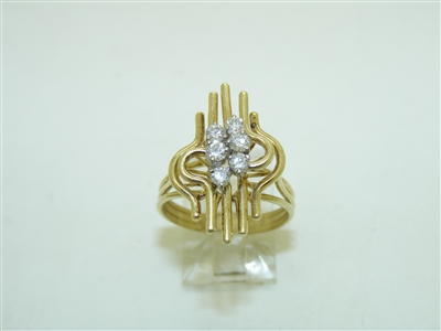 14k Yellow gold Diamond Ring