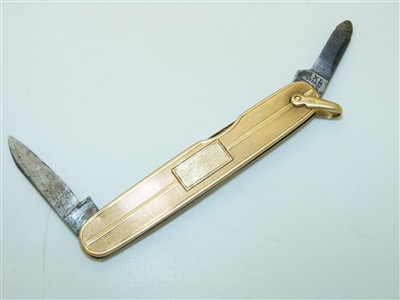 Vintage 14k Yellow Gold Pocket knife