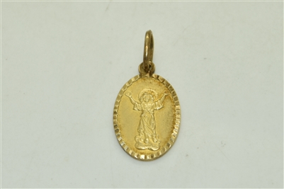 14k Yellow Gold Nino Divino Pendant