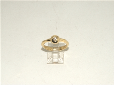 18k Yellow Gold Diamond Ring