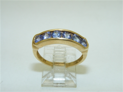 14k Yellow Gold Tanzanite Ring