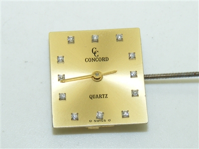 Concord Quartz Diamond Movement Case