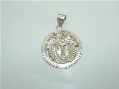 Medusa Silver Pendant