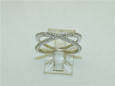 10k White Gold Diamond Ring