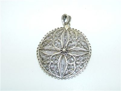 Vintage Sterling Silver Pendant