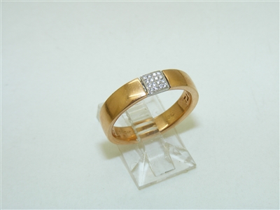 18k Rose Gold Diamond Ring