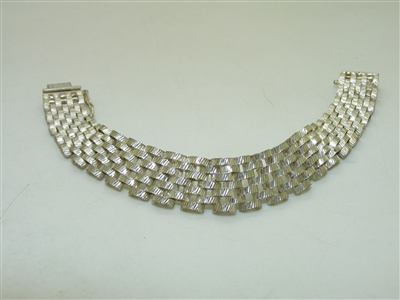 Sterling Silver Mesh Bracelete