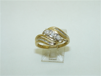 10k Yellow Gold Diamond Ring