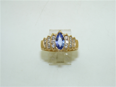 Beautiful 14k Yellow Gold Tanzanite Ring