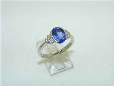 Tanzanite And Diamond Ring