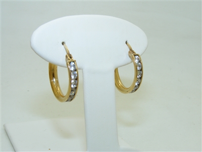 Beautiful Yellow Gold Hoops