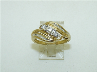 10k Yellow Gold Diamond Ring