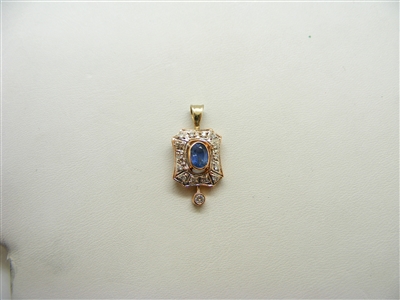 Vintage Tanzanite Pendant