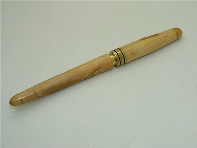 A Very Unique Vintage Wooden Ball Point Pen