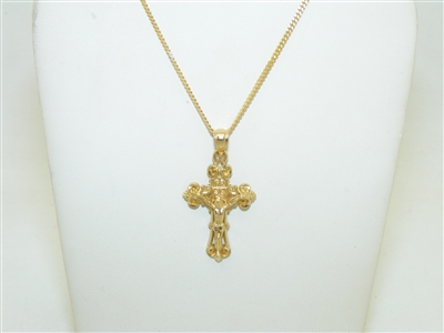 14k yellow Gold Cross