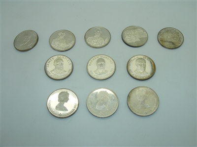 Canadian and American Sterling Silver Coins