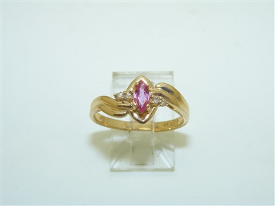 14k Yellow Gold Natural Ruby ring