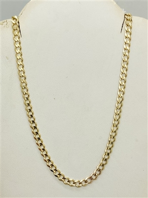 14k Yellow Gold Open Link Chain