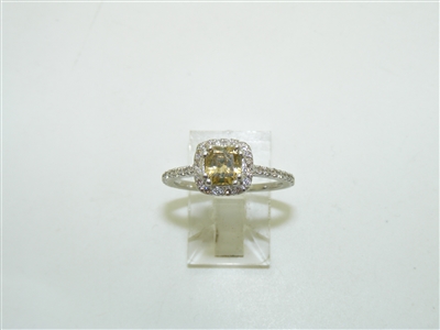 Gorgeous Cushion Cut Diamond Engagement Halo Ring