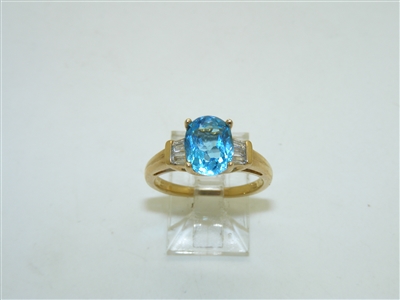 Beautiful London Blue Topaz Ring